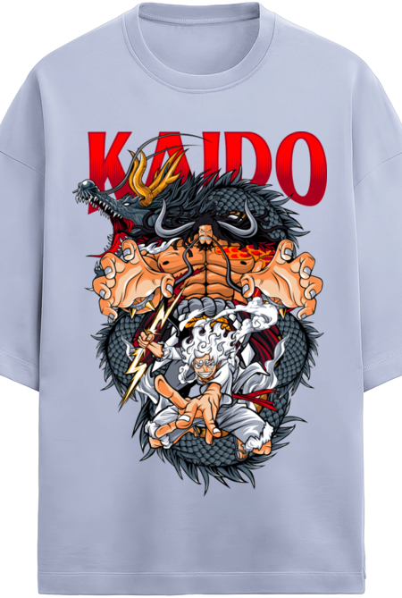ONE PIECE KAIDO Anime Drop Shoulder OVERSIZED T-SHIRT