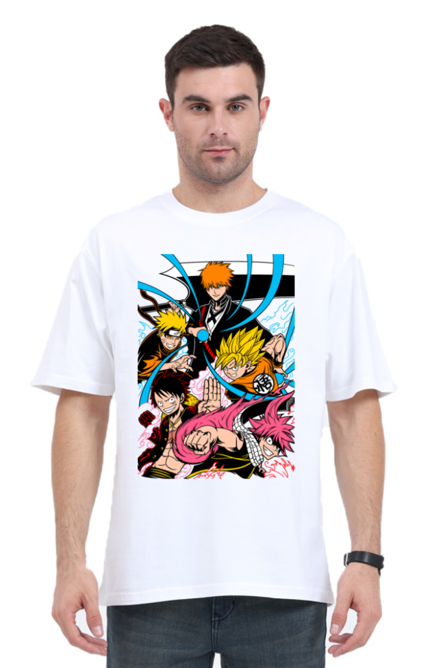 Five Legend Anime Oversized T-Shirt - Image 7