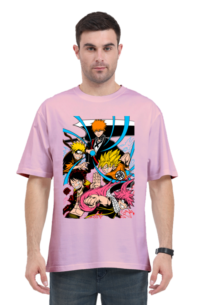 Five Legend Anime Oversized T-Shirt - Image 4