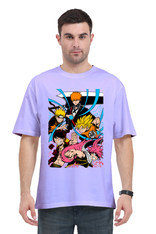Five Legend Anime Oversized T-Shirt - Image 6
