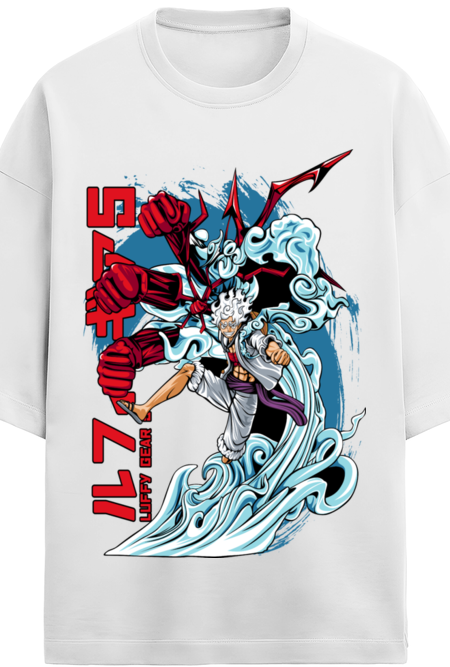 One Piece Anime Oversized T-shirt