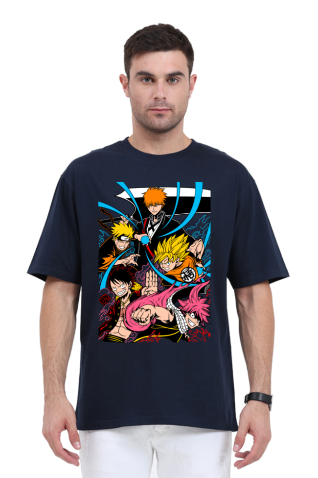 Five Legend Anime Oversized T-Shirt - Image 5