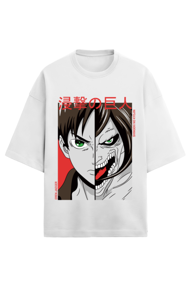 280 GSM Oversized Anime T-Shirt | Unisex Drop Shoulder Tee | 90% Cotton Streetwear | Pre-Shrunk, Lycra Rib Neck - Image 8