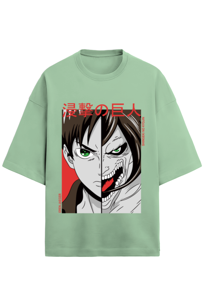 280 GSM Oversized Anime T-Shirt | Unisex Drop Shoulder Tee | 90% Cotton Streetwear | Pre-Shrunk, Lycra Rib Neck - Image 9