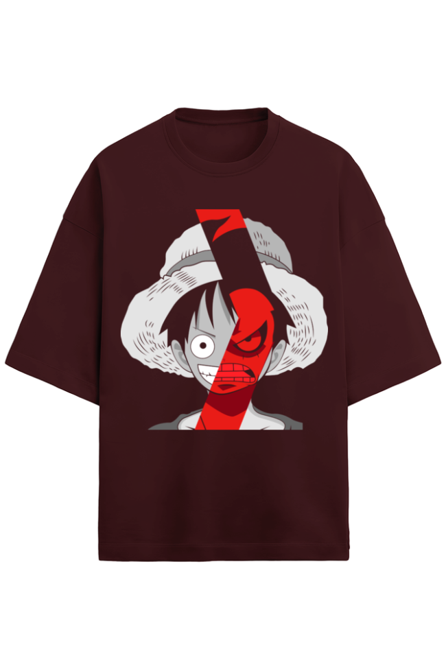 One Piece Anime Oversized T-Shirt | 280 GSM | Drop shoulder Unisex Tshirts - Image 4