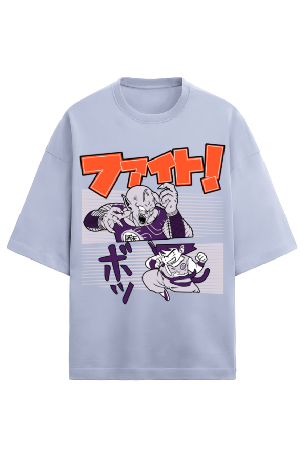 Oversized Goku Anime T-Shirt – Premium Terry Cotton | Unisex Drop Shoulder Fit - Image 3