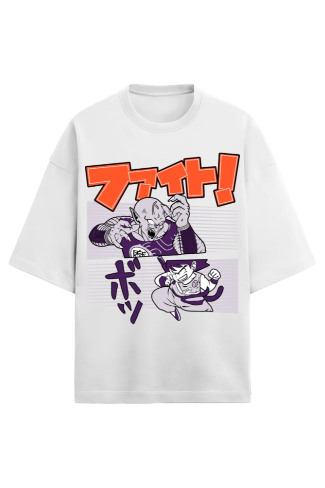Oversized Goku Anime T-Shirt – Premium Terry Cotton | Unisex Drop Shoulder Fit - Image 7