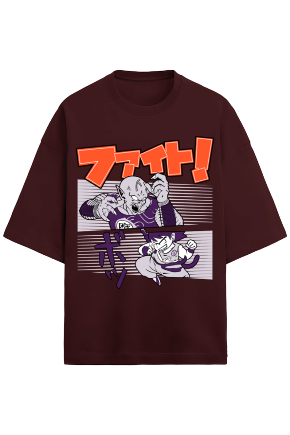 Oversized Goku Anime T-Shirt – Premium Terry Cotton | Unisex Drop Shoulder Fit - Image 4