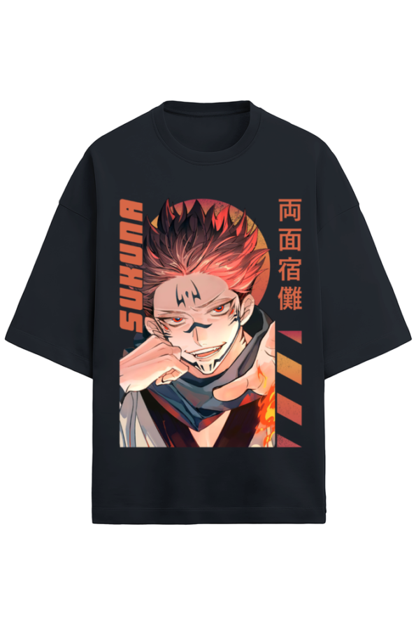 Sukuna Oversized Anime T-Shirt – Unisex | Jujutsu Kaisen Streetwear - Image 5