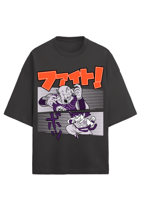 Oversized Goku Anime T-Shirt – Premium Terry Cotton | Unisex Drop Shoulder Fit - Image 6