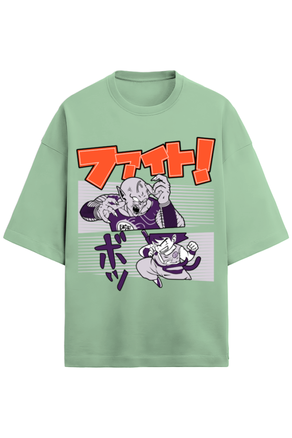 Oversized Goku Anime T-Shirt – Premium Terry Cotton | Unisex Drop Shoulder Fit - Image 8