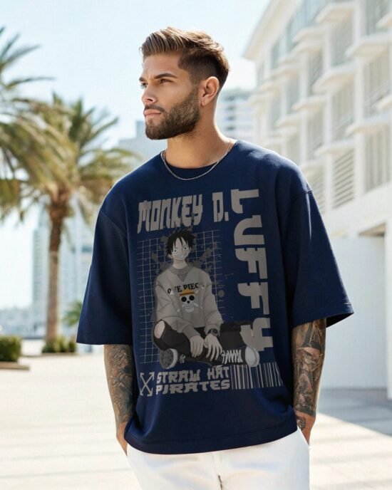 Monkey D. Luffy Streetwear Oversized T-Shirt