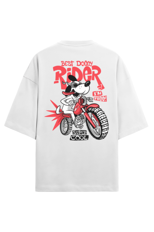 Doggy Rider Summer 280 GSM Premium T-Shirt - Image 6