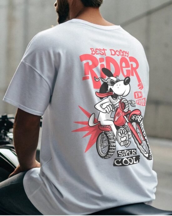 Doggy Rider Summer 280 GSM Premium T-Shirt