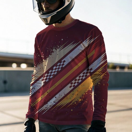 Red racing tshirt