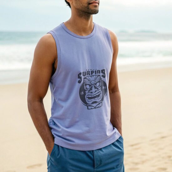 a-realistic-average-man-wearing sleeveless t-shirt man skull