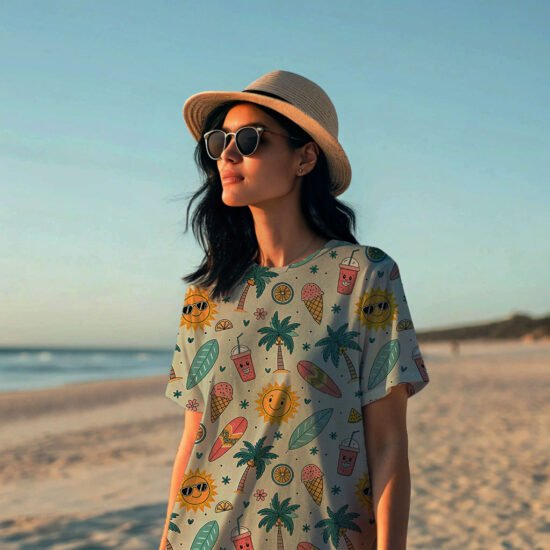 black-hair-a-women-wearing-white t-shirt