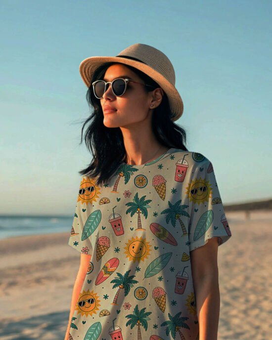 black-hair-a-women-wearing-white t-shirt