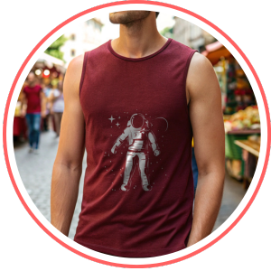 sleeveless t-shirt