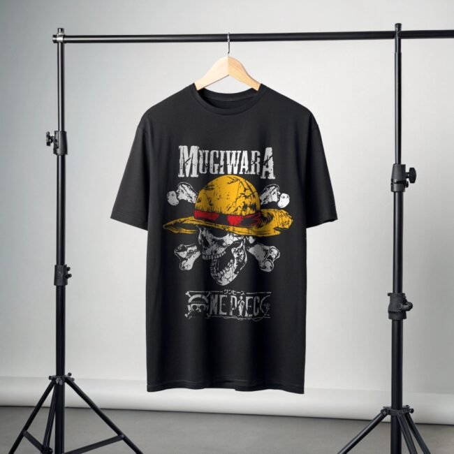 Black One Piece Unisex Oversized Standard T-Shirt - Image 3
