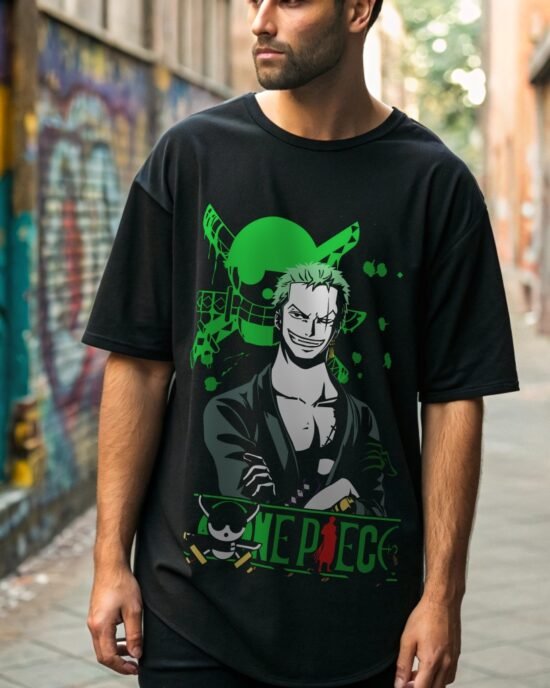 a-man-wearing-black-oversized-t-shirt