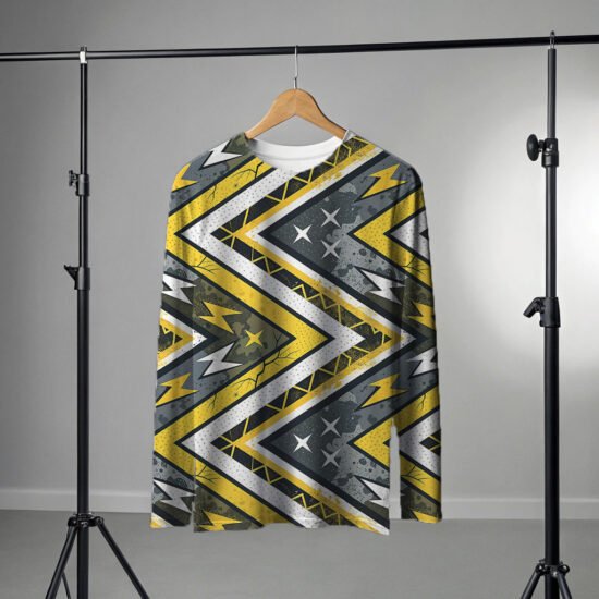a-simple-white-t-shirt-long-sleeve-hanging- yellow